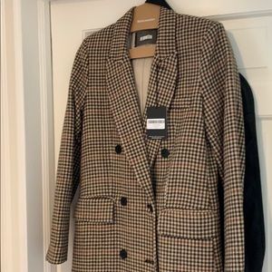 NWT Reformation Hackney Coat, Walden, size S